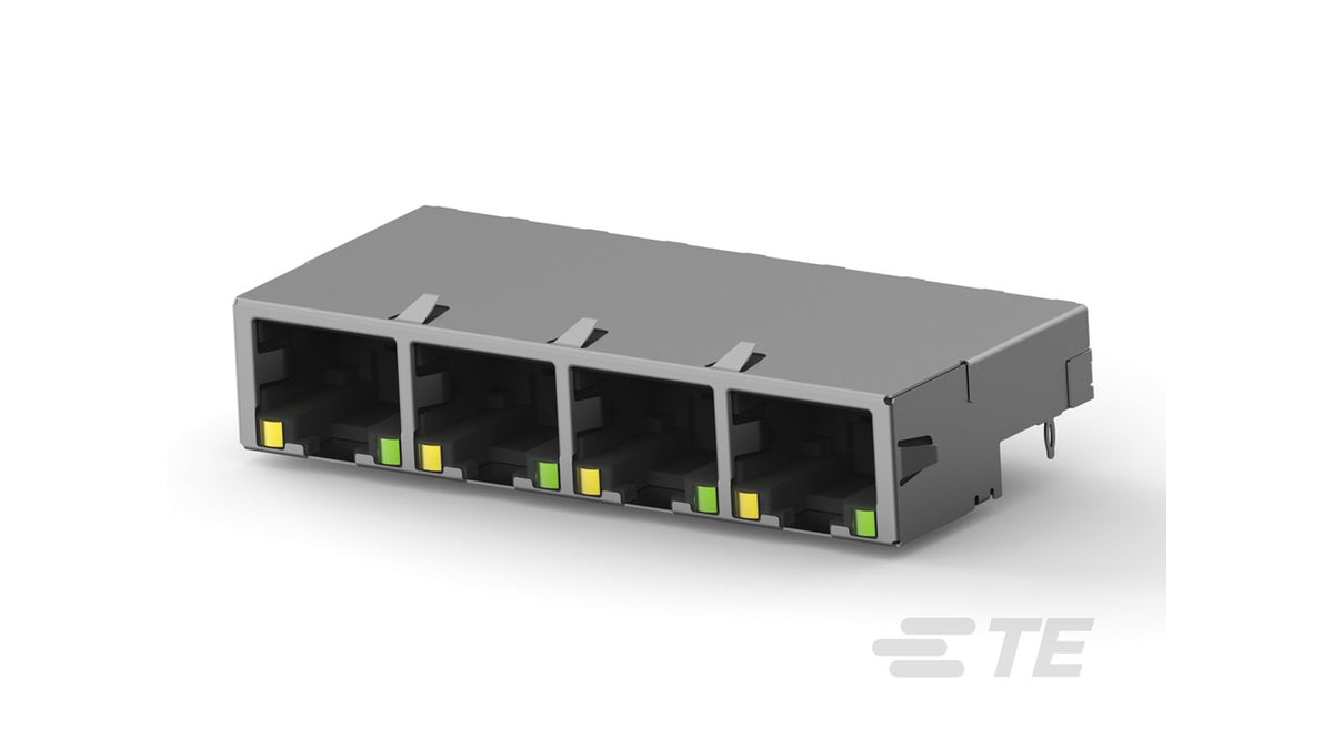 1888251-3 Low Profile RJ45 1x4 No Led s