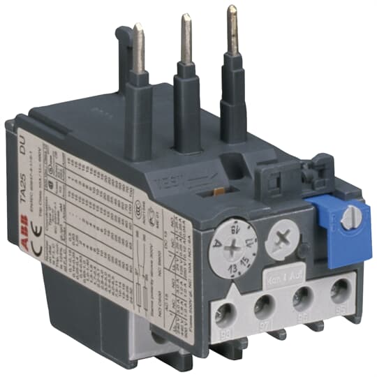 1SAZ211201R1023 - THERMAL OVERLOAD RELAY, 1NO+1NC, 1- 1.4 A CONTACT RATING, 2.2W, 3 POLE