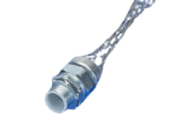 36431 Deluxe Cord Grips Strain Relief, 3/8" NPT, Straight Male, Cable Diameter 7.93-9.53mm (.312-.375")