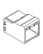 500595-1000 2.50MM PITCH WIRE-TO-WIRE PLUG HOUSING DUAL ROW