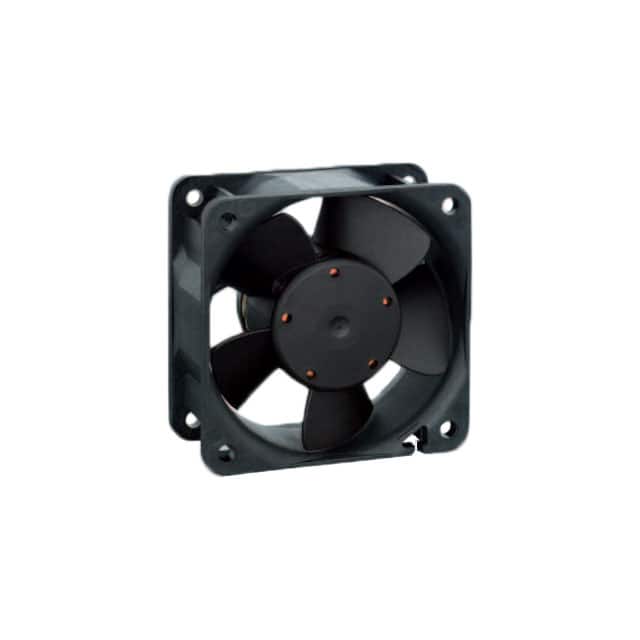 612NHH DC Tubeaxial Fan 60x60x25mm 12VDC