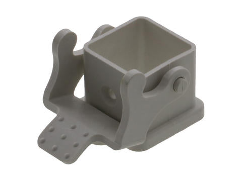 7803.6201.0 GWconnect STD - Standard, Single Lever Bulkhead Mount Housing, Polyamide, with 1 Lever, Vertical, with Gasket, Size 3A «21x21», Grey White