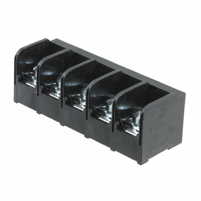 8-1437657-8 Barrier Terminal Blocks VERTICAL RAISED 5P