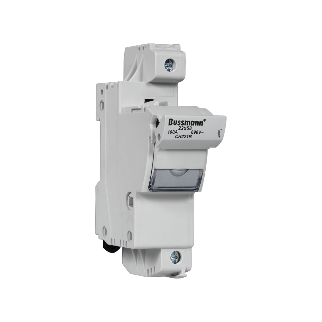 BUSSMANN, FUSE HOLDER 22X58MM F/H 1POLE
