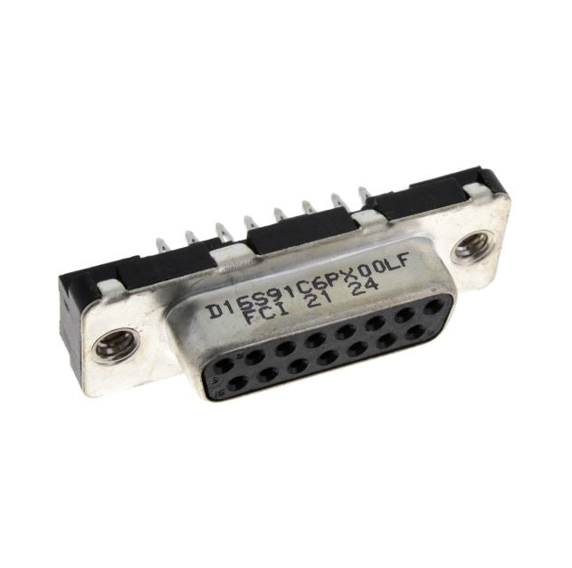 D15S91C6PX00LF D-SUB STANDARD CONN 15P STR PRESS FIT SHELL