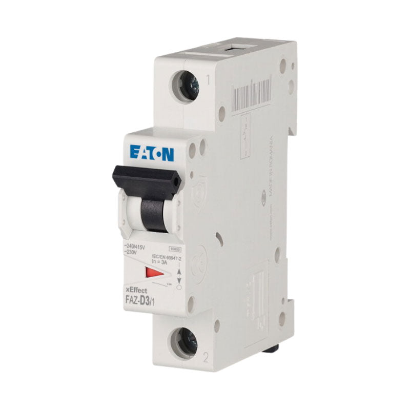 FAZ-D3/1-AS Miniature circuit breaker (MCB), 3 A, 1p, characteristic: D