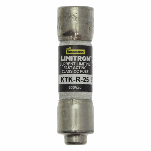 KTK-R-25 FUSE CARTRIDGE 25A 600VAC 5AG (FUSE CARTRIDGE 25A 600VAC 5AG
