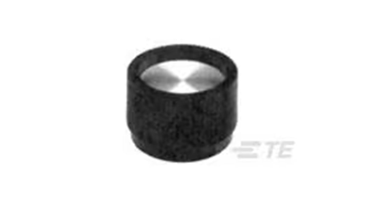 PH15181/4 Knobs&Dials Blk plastic w/ alum inlay and set