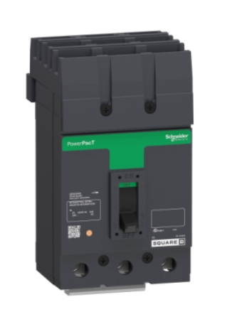 QDA32100 Circuit breaker, PowerPacT Q, 100A, 3 pole, 240VAC, 25kA, I-Line, thermal magnetic, 80%, ABC