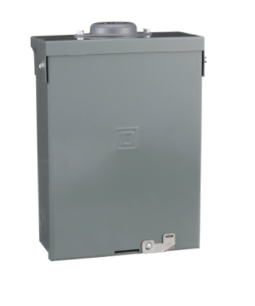 QO816L100RB Load center, QO, 1 phase, 8 spaces, 16 circuits, 100A fixed main lugs, NEMA3R