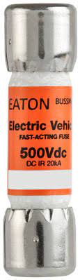 Pre-production and sample electric vehicle auxiliary fuses — 500 Vdc, 5-50 A