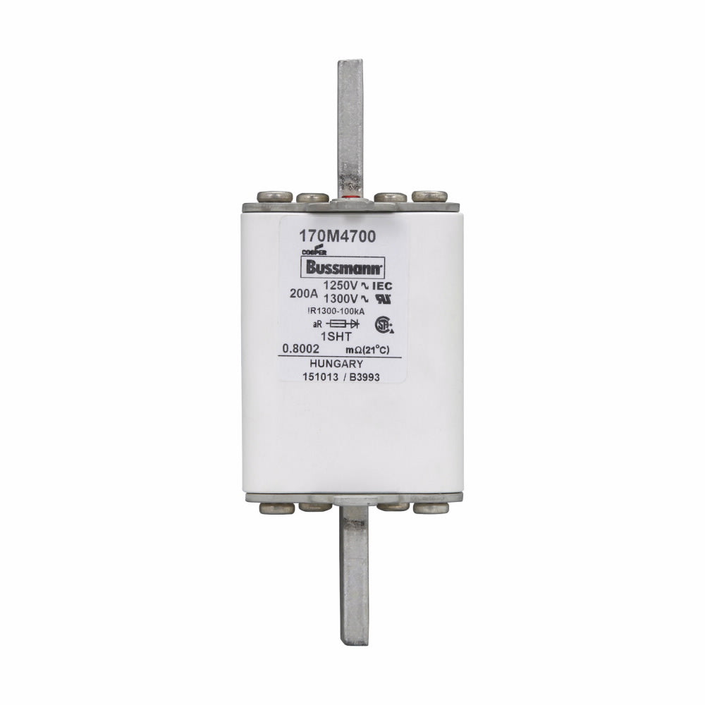 FUSE 200A 1250V 1SHT AR CU