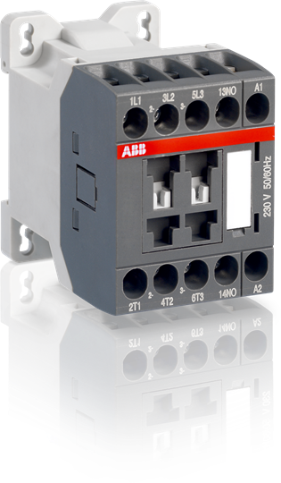 1SBL101001R2610 - CONTACTOR, 230V, 50/60HZ, 3 POLES, 4KW, 1NO AUX CONTACT, SCREW TERMINALS