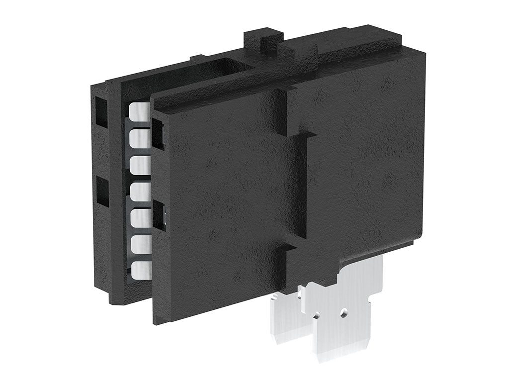 213205-0001 HD Power Conn PowerPlane Busbar Rcpt 7Ckt Sldr