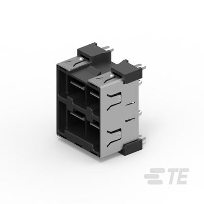 2173211-2 Power to the Board  4P VERT HEADER SHIELDED P/F