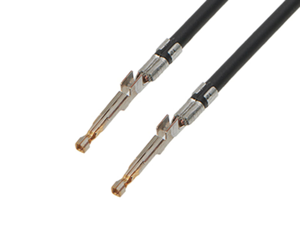 217470-1223 ULTRA-FIT F-F 225MM 16 AWG LEADS BK Au