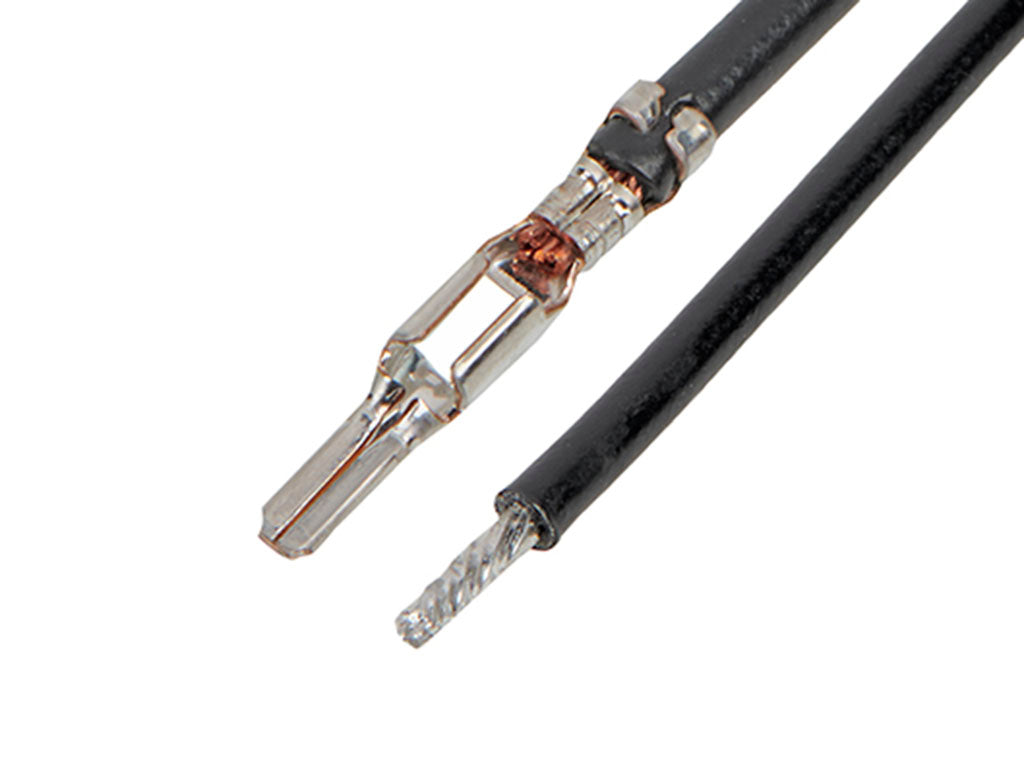 217843-1122 MIZU-P25 M-S 150MM 20 AWG LEAD UL BK Sn