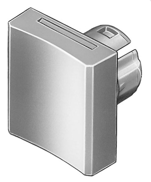 51-954.2 CAP PUSHBUTTON SQUARE RED