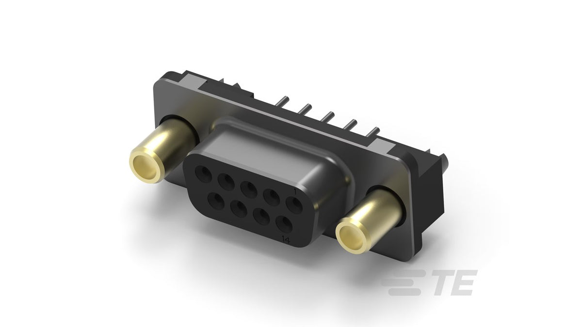 5750678-1 D-Sub Standard Connectors DB-9 VERT RCPT
