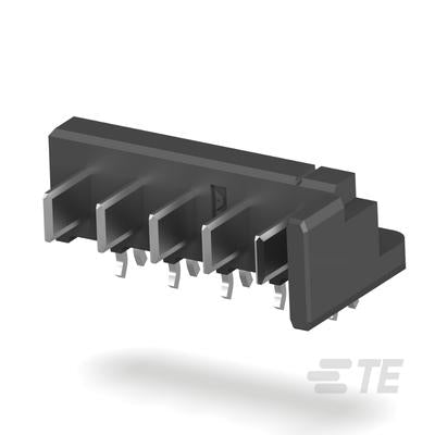5787141-1 Power to the Board HDR R/A 5POS NI BLK
