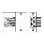 6-1589487-9 Rectangular Mil Spec Conn STM009M6CN = THRU-HOLE