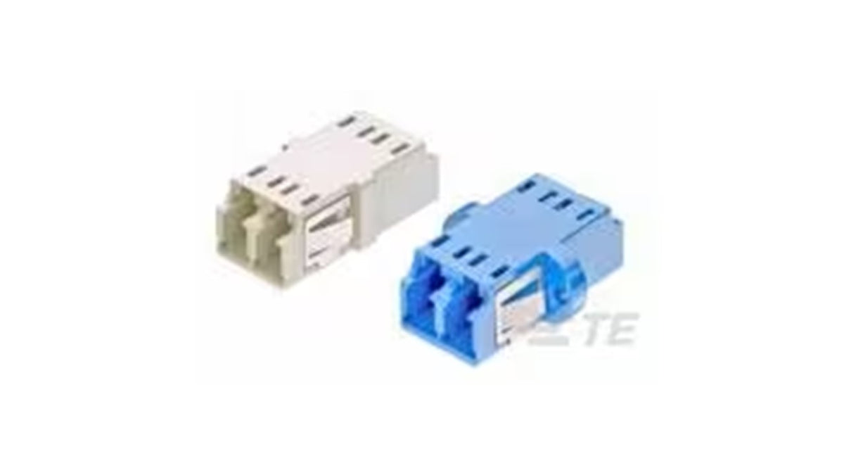 6457567-2 Fiber Optic Conn ASSY  ADPTR  DUP  LC  SR BEIGE
