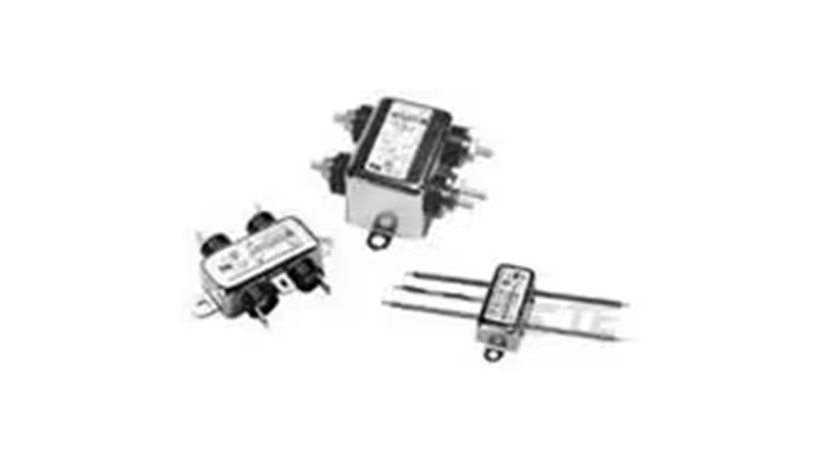 6609021-5 Power Line Filters 3A 1/4 FASTON FLANGE MOUNT