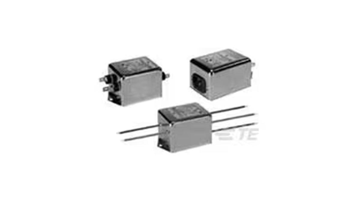 6609037-3 Power Line Filters 3A IEC 1/4 FASTON BULKHEAD MNT