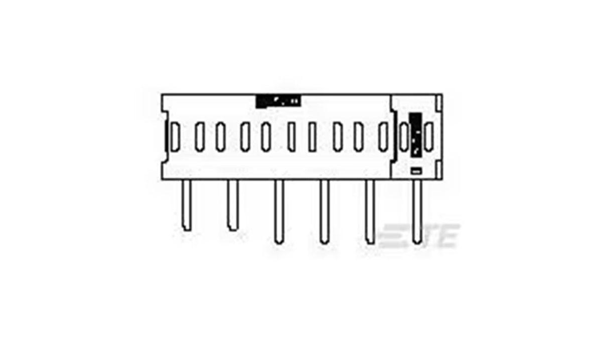 6766496-1 CONNECTOR  PIN  RIGHT ANGLE SOLDER FLAT