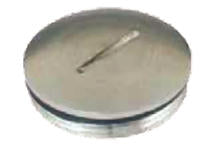 7000.6977.0 GWconnect Metal Plug with Gasket, Brass, Nickel Plated, Elastomer Gasket, M32x1.5 Thread