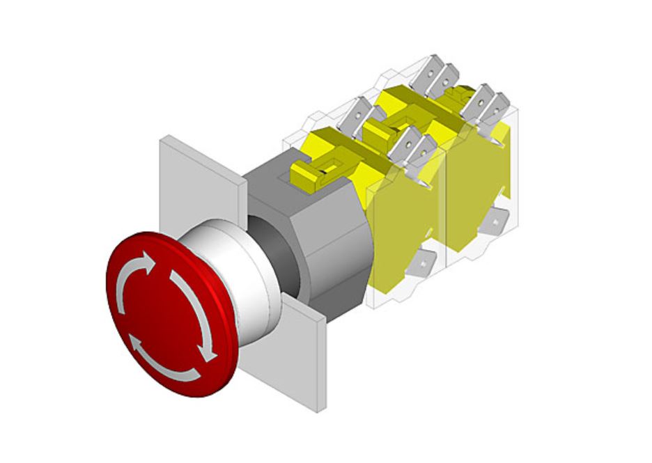 704.074.2 CONFIG SW BODY E-STOP NON-ILLUM