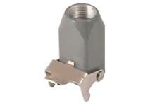 7803.6212.0 GWconnect STD - Standard, Single Lever Coupler, Die-cast Aluminum, with 1 Lever, Top Entry, Size 3A «21x21», Pg11 Thread, Grey