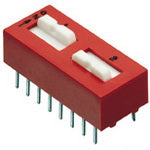 78G02ST DIP SW/SIP SW DIP Switch 3PST 2 Pos Tape Seal