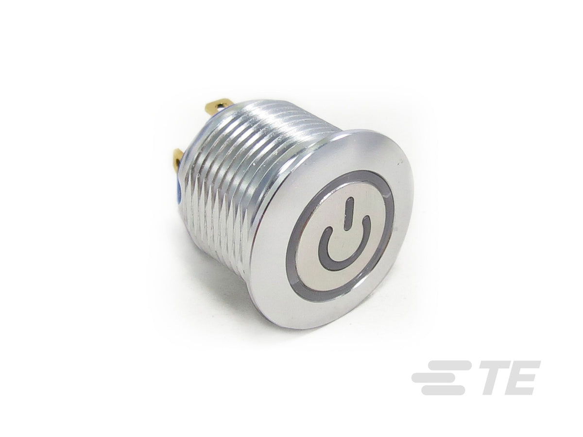 AV1610P524R04 Pushbutton SW AV16 SPM 0.4VA POWER LED YELLOW 24V