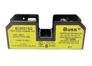 BC6031SQ FUSE BLOCK CART 600V 30A CHASSIS B