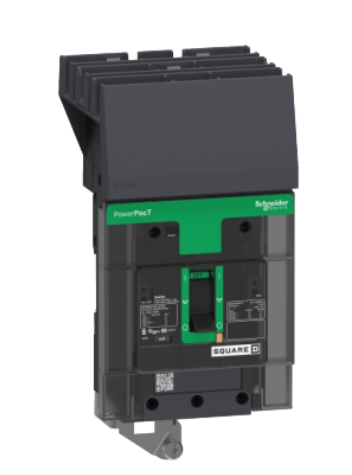 BJA36020 Circuit breaker, PowerPacT B, 20A, 3 pole, 600Y/347VAC, 25kA, I-Line, thermal magnetic, 80%, ABC