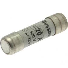 C10G20I FUSE CARTRIDGE 20A 500VAC 5AG