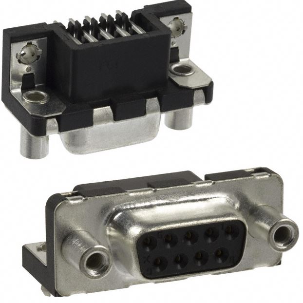 D09S33E4GV00LF D-SUB STANDARD CONNECTORS RIGHT ANGLE 9 WAY