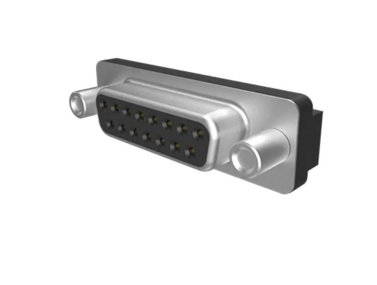 D15P91C4PA00LF D-SUB STANDARD CONN 15P PIN STR PRESS FIT SHELL