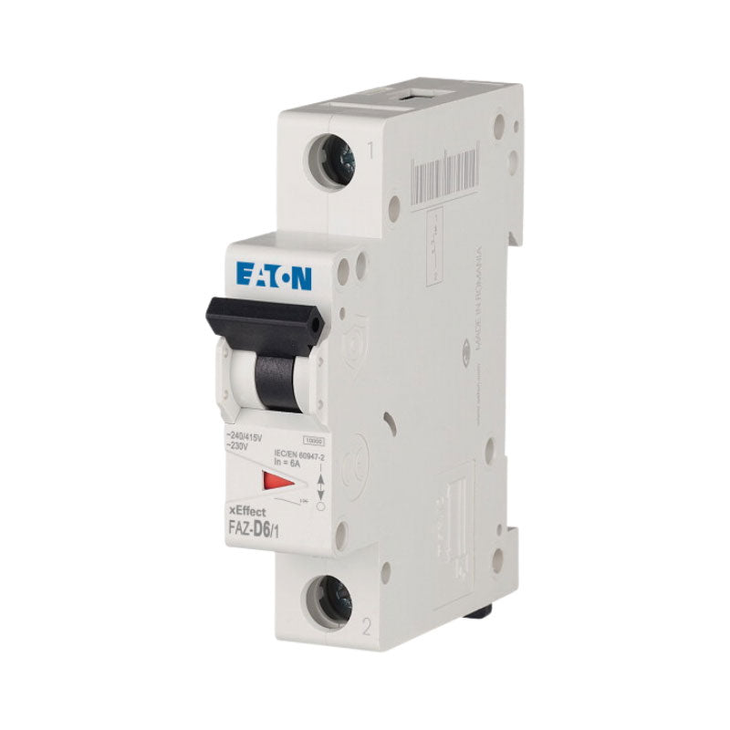 FAZ-D6/1-AS Miniature circuit breaker (MCB), 6 A, 1p, characteristic: D