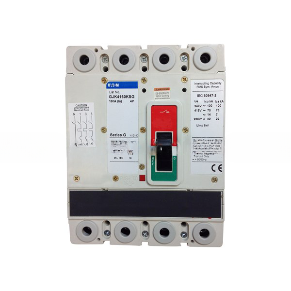 Eaton Series G complete molded case circuit breaker - GJK4160KSG