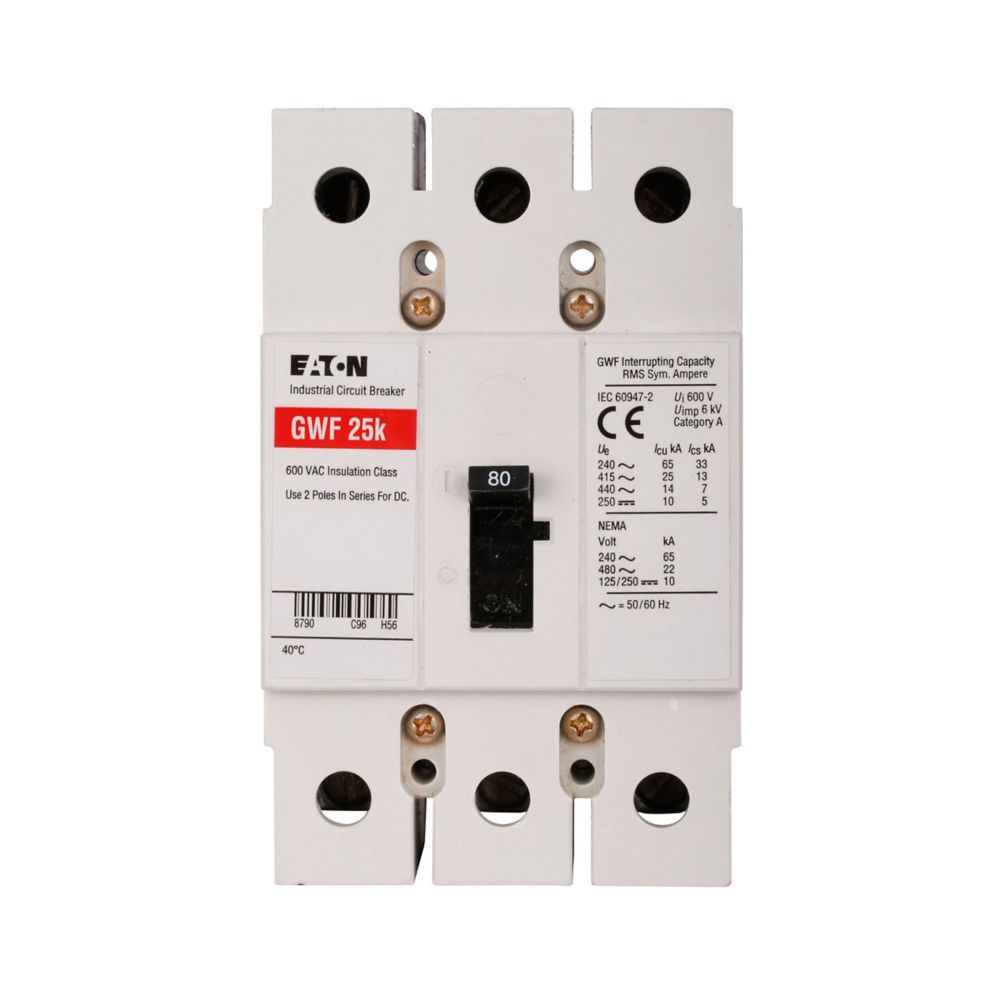 GWF3100 Eaton Series C complete molded case circuit breaker