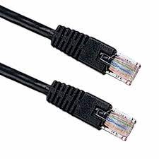 N002-015-BK CABLE MOD 8P8C PLUG TO PLUG 15'