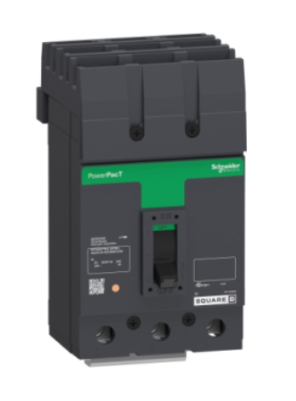 QBA32150 Circuit breaker, PowerPacT Q, 150A, 3 pole, 240VAC, 10kA, I-Line, thermal magnetic, 80%, ABC