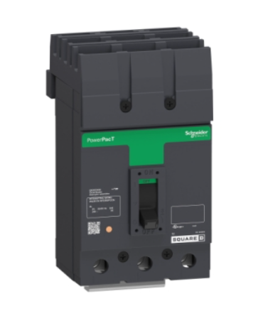 QBA32175 Circuit breaker, PowerPacT Q, 175A, 3 pole, 240VAC, 10kA, I-Line, thermal magnetic, 80%, ABC