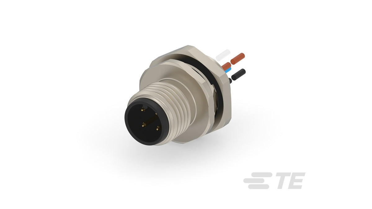 T4171210004-001 M12 FRONT MOUNTING MALE A 4P 0.2M WIRE