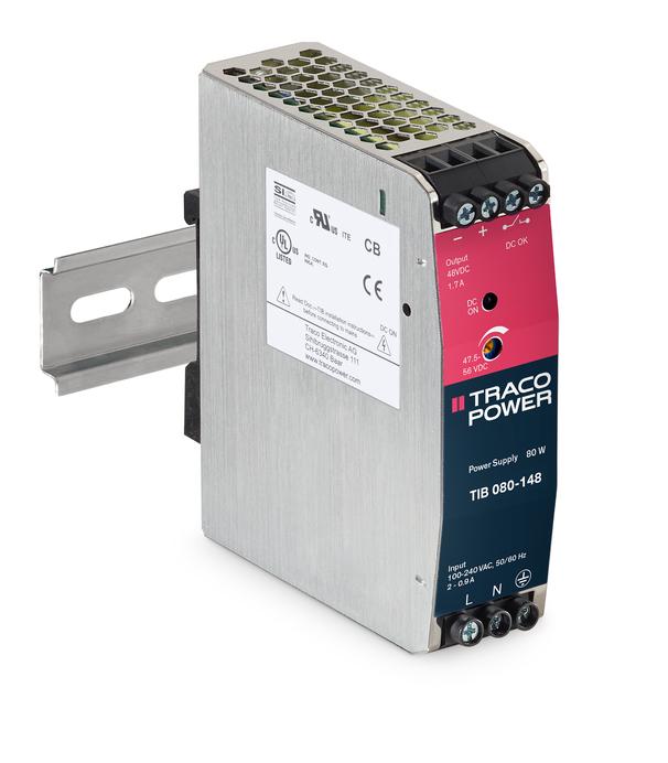 TIB 080-124 80 Watt AC/DC Power Supply