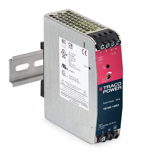 TIB 080-124EX 80 Watt AC/DC Power Supply