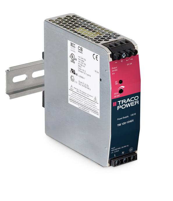 TIB 120-124EX 120 Watt AC/DC Power Supply