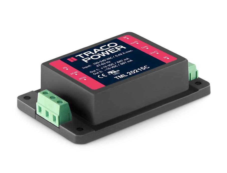 TML 20105C 20 Watt AC/DC Power Supply